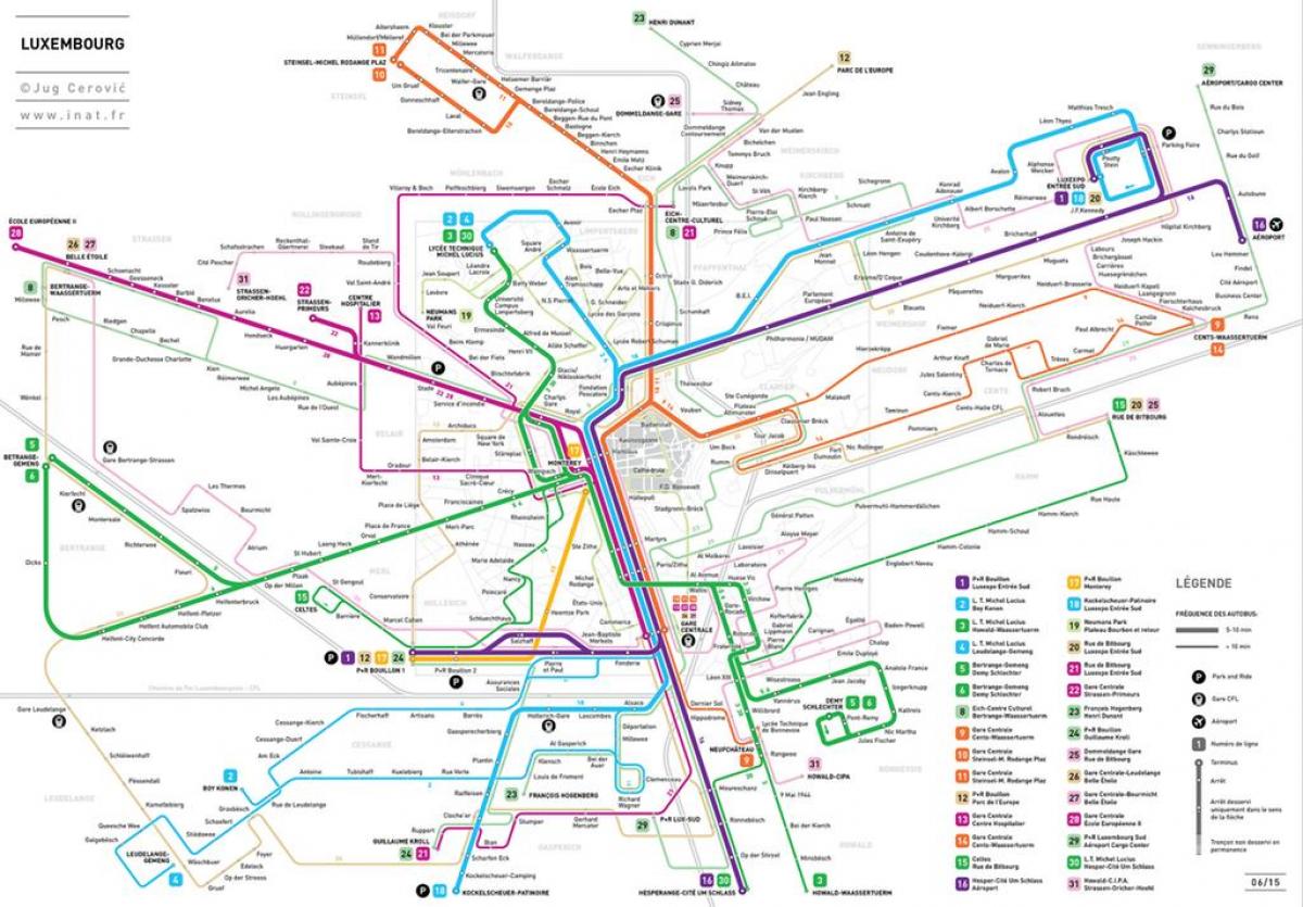kart Lüksemburq metro